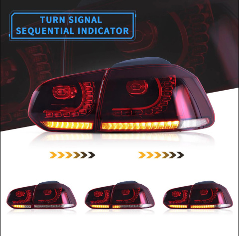 Golf 6 lampy tylne LED Golf 6 lampy tylne LED