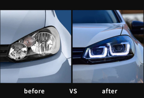 Reflektory Golf 6 w stylu golfa 7 Reflektory Golf 6 w stylu golfa 7